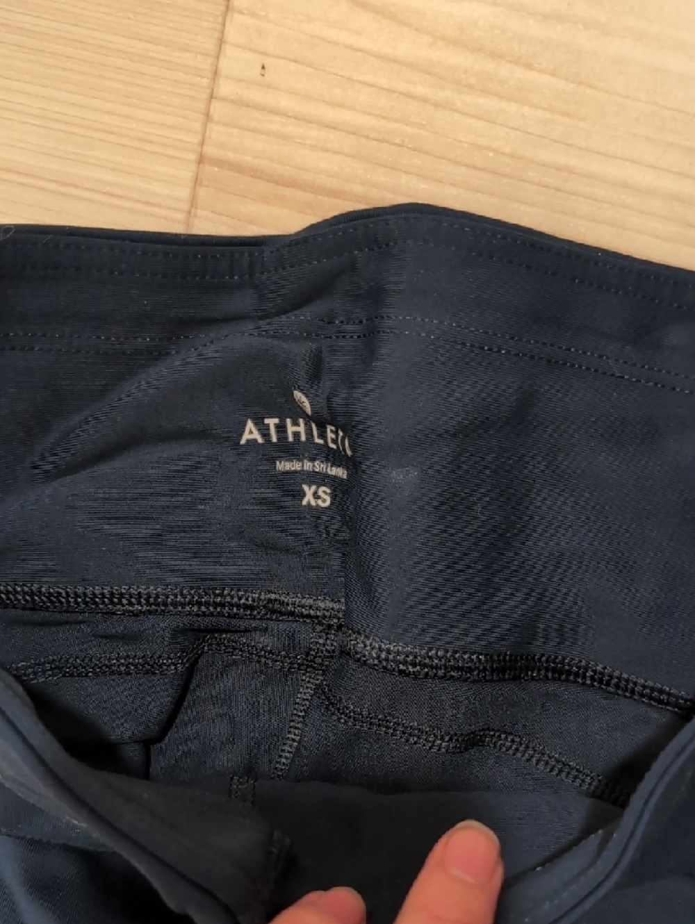 Athleta Cropped Deep Navy Performance Leggings - Picture 5 of 5